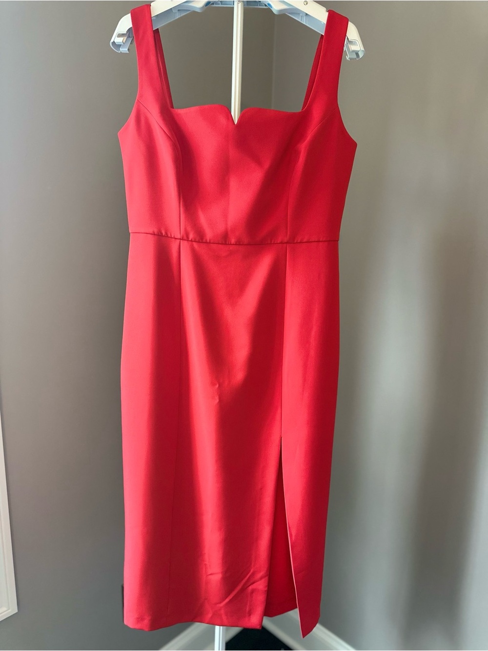 French Connection - Echo Crepe Neck Detail Dress - Picture 3 of 7
